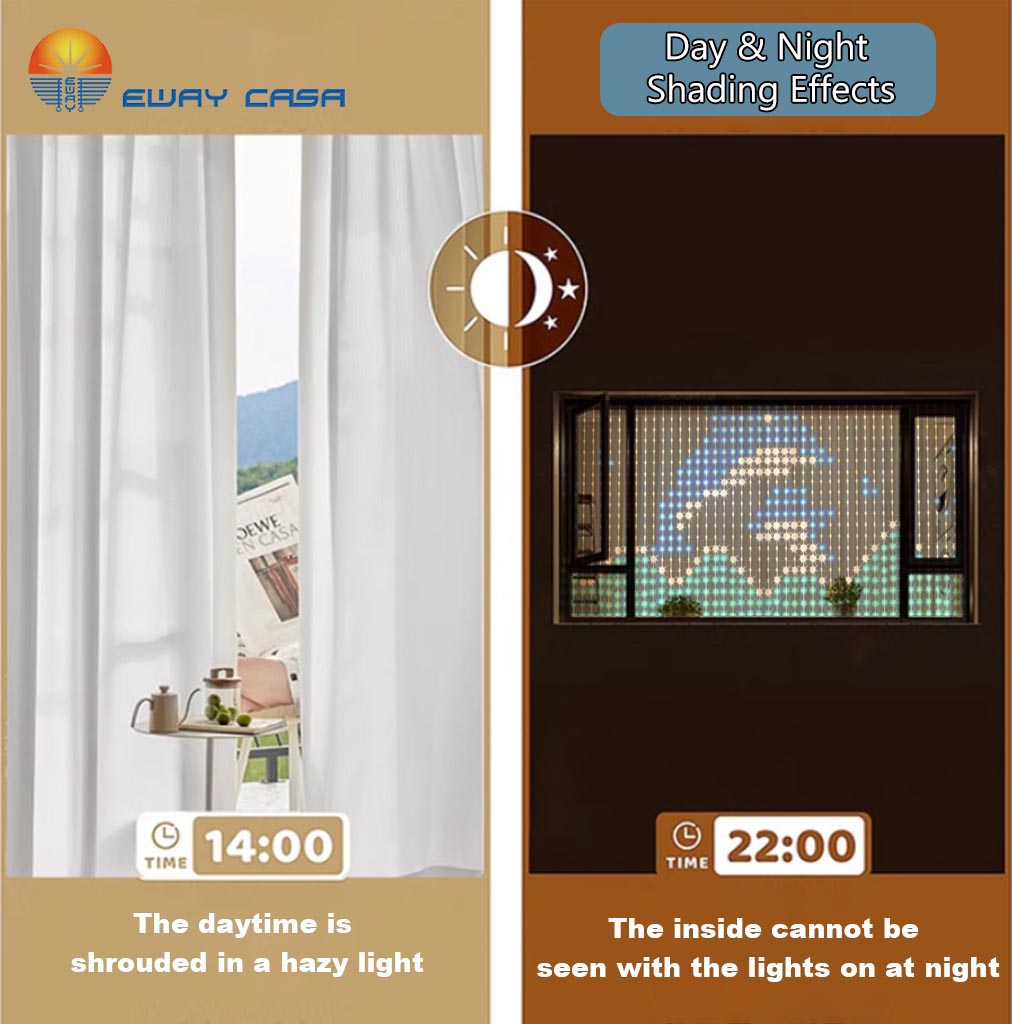 Curtain Sheer Voile - EWAY CASA High Quality Home Decor