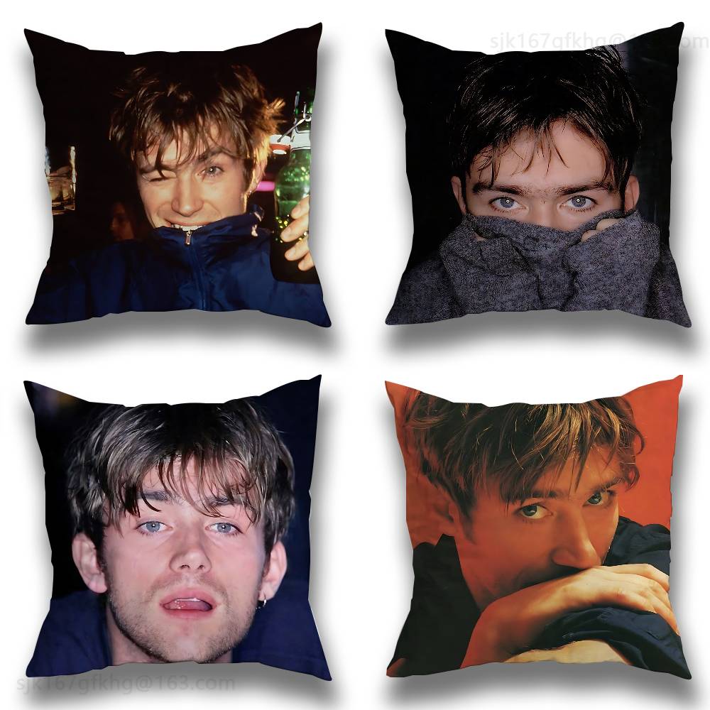Home.Textiles Cushion - I Love D-Damon Albarn Pillow Case