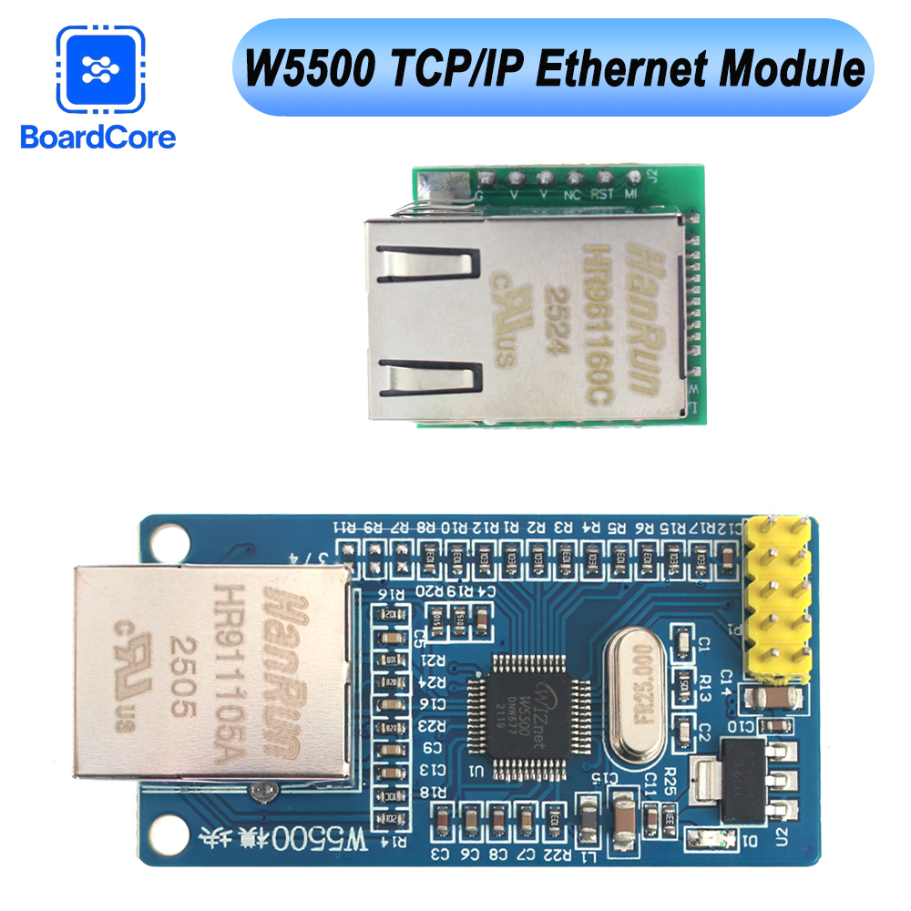 1PC 3.3V W5500 Chip New SPI to - Ethernet Module W5500 recensione e prezzo