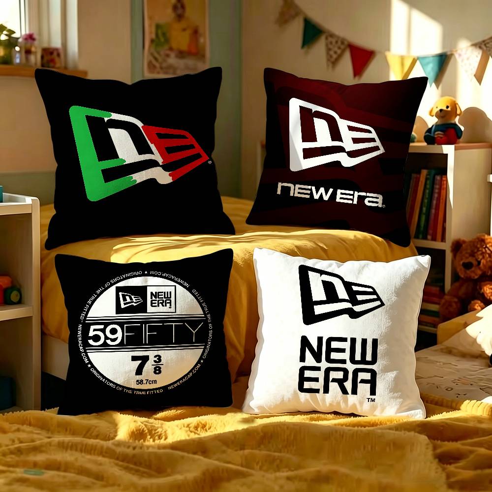 Home Textiles News - N-NewS E-Era logo Pillow Cover Design