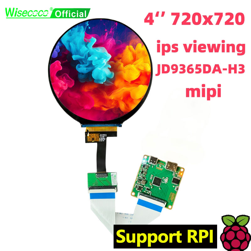 Wisecoco 4 Inch Round LCD Disp - Pi Zero W Board recensione e prezzo