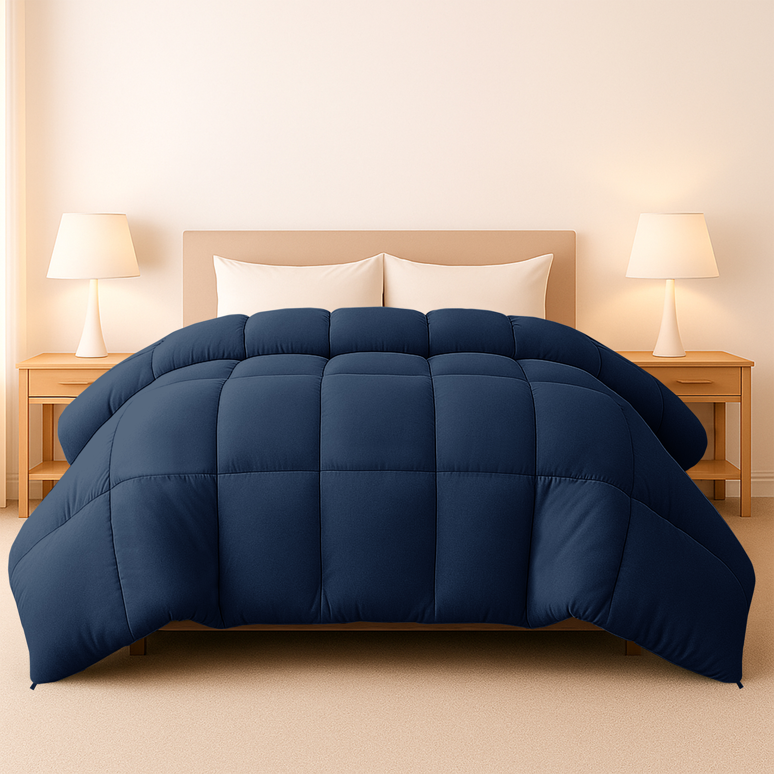 Bed Sheet Microfiber - Lux Decor Down Alternative Comforter –