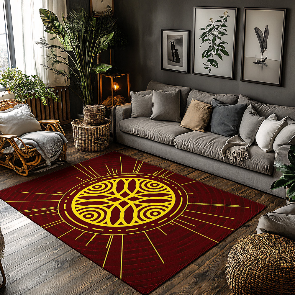 Home Textiles Rug - Unique Nordic Pattern Doormat Washable Floor