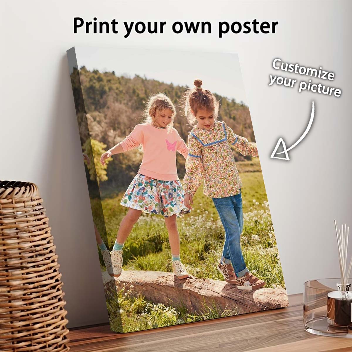 Textiles For Home - Custom photo canvas printing, vibrant modern