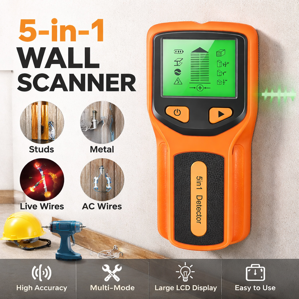 New 5-In-1 Wall Detector Handh - Water Leak Detector Wired recensione e prezzo