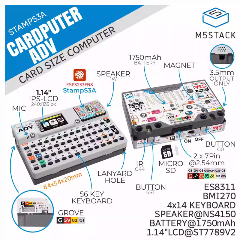 M5Stack Cardputer Adv Programm - Iot Diy Home Automation recensione e prezzo