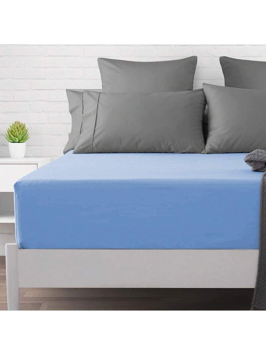1PC 5X7FT Double Bed Fitted Sh - Bed Sheet Microfiber avis et prix