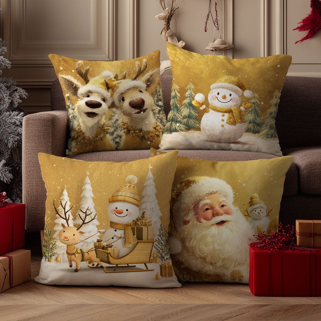 Festive Christmas Pillowcases: - Home Textiles News avis et prix
