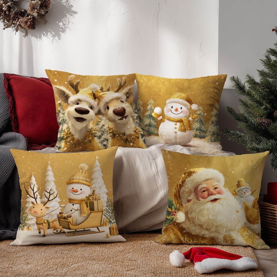 Festive Christmas Pillowcases: - Home Textiles News avis et prix