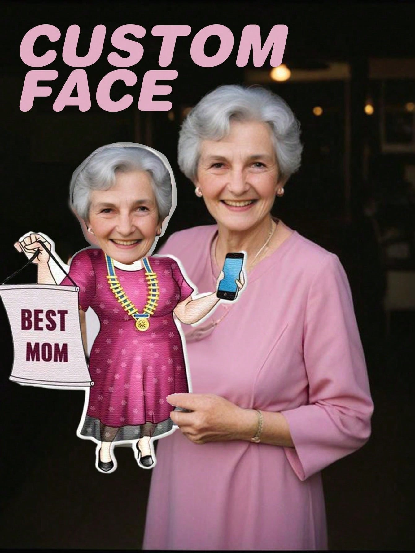 1pc Custom Face Pillow Persona - Home.Textiles Cushion avis et prix