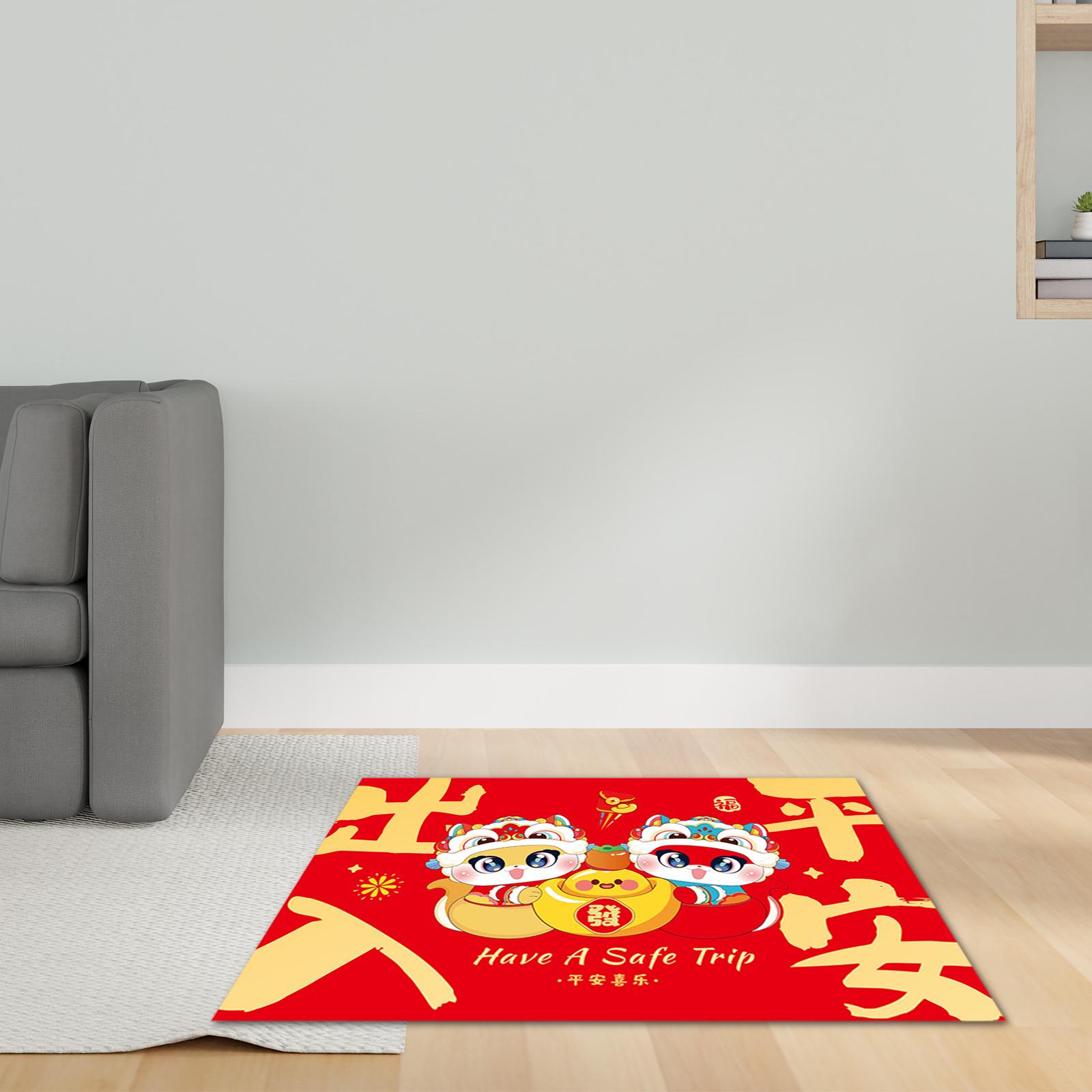 Chinese New Year Floor Mat Wel - Home.Textiles Cushion avis et prix