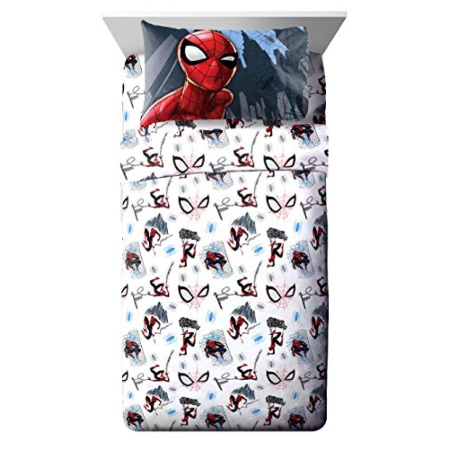 Marvel Spiderman Crawl 4 Piece - Bed Sheet Microfiber avis et prix