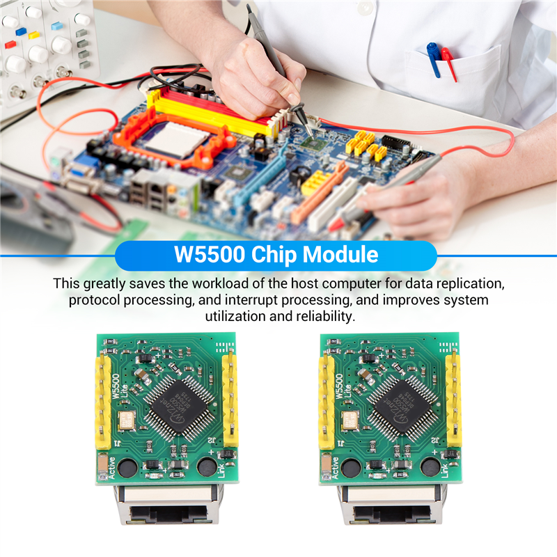 2PCS/LOT USR-ES1 W5500 Chip Ne - Ethernet Module W5500 recensione e prezzo