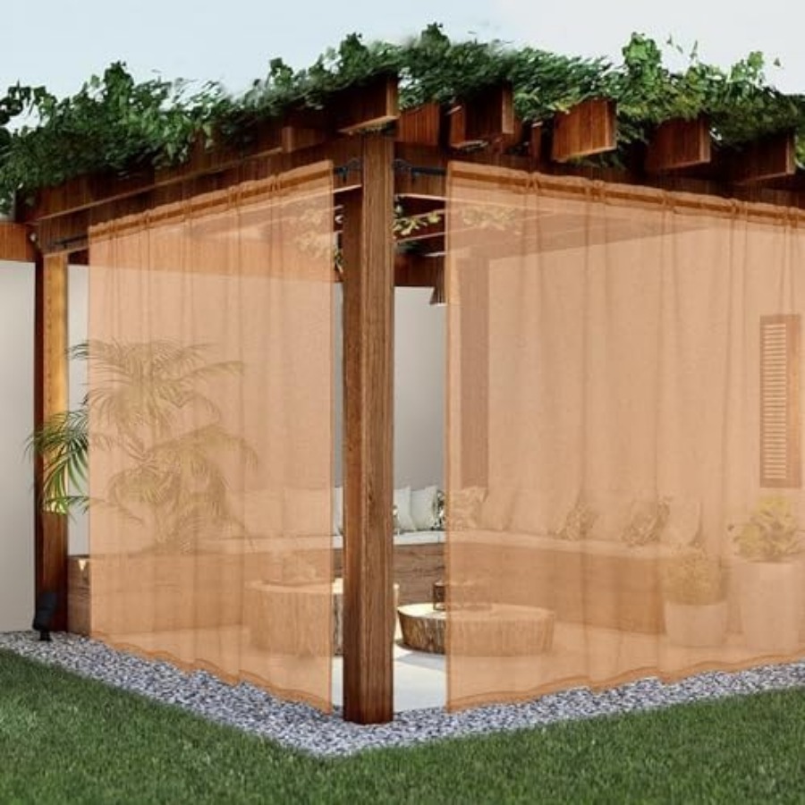 Sheer Outdoor Curtains for Pat - Curtain Sheer Voile avis et prix