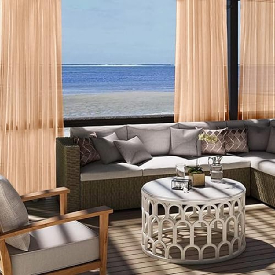 Sheer Outdoor Curtains for Pat - Curtain Sheer Voile avis et prix