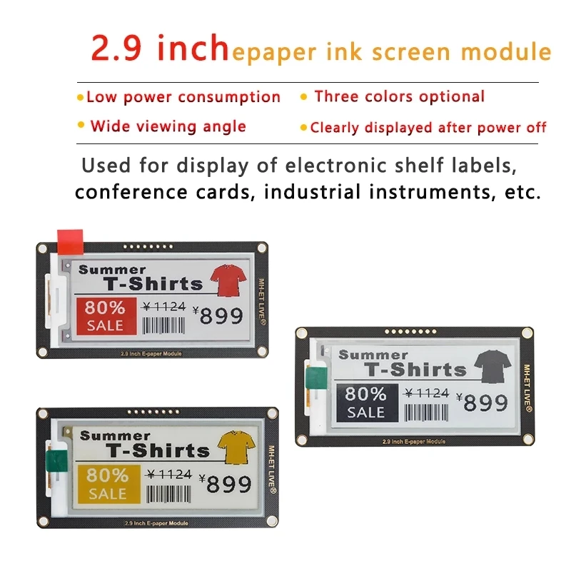 Inch Epaper Module E-paper E-I - Display Epaper 2.9 recensione e prezzo