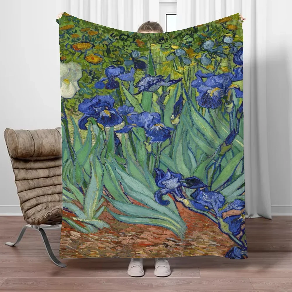 Van Gogh Boho Throw Blanket fo - Home Textiles Luxury avis et prix