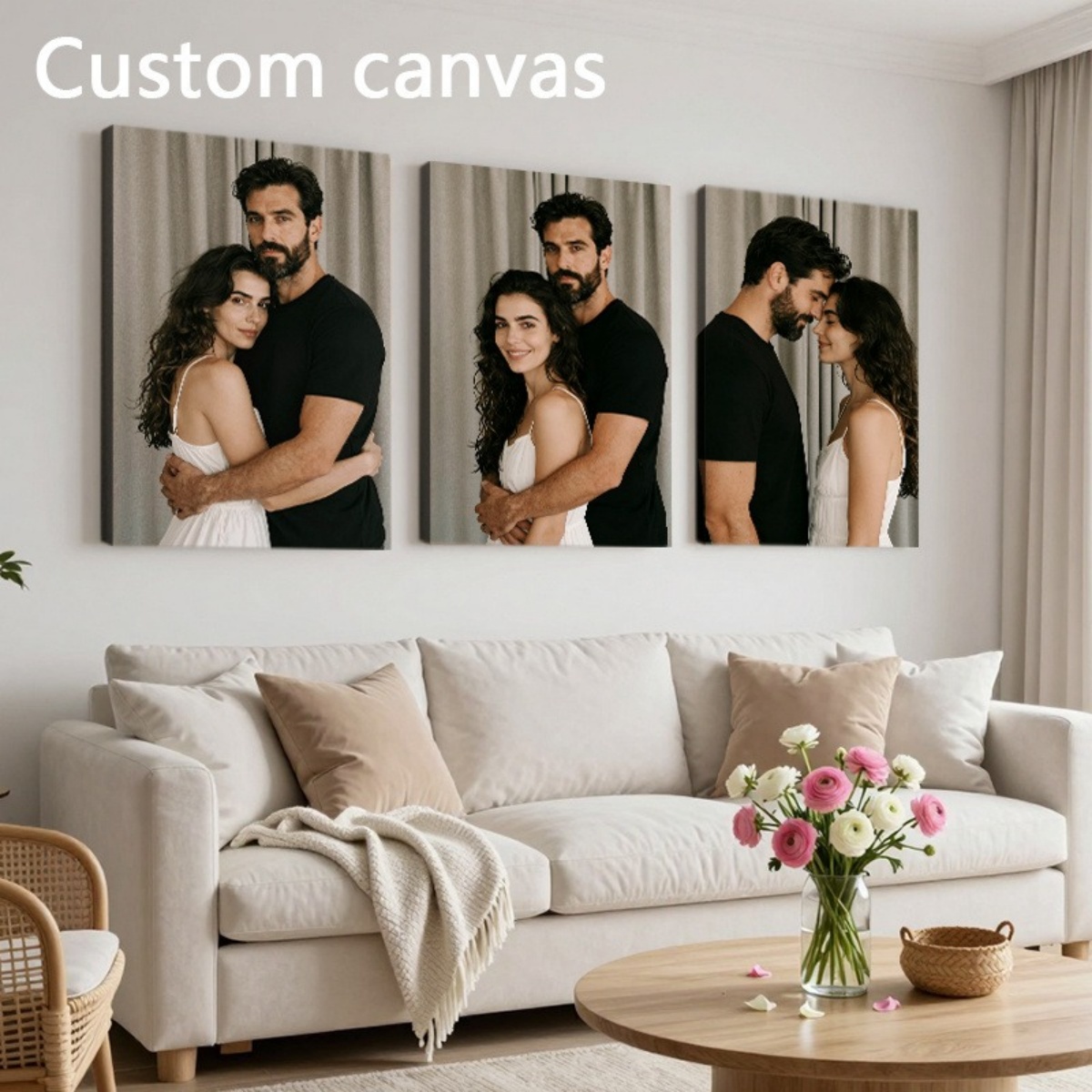 Set of 3 Custom Photo Decor Pi - Textiles For Home avis et prix