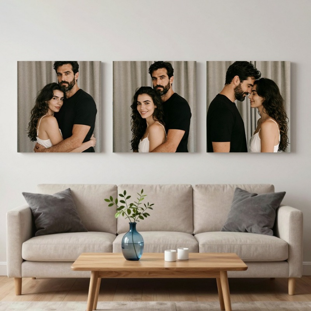 Set of 3 Custom Photo Decor Pi - Textiles For Home avis et prix