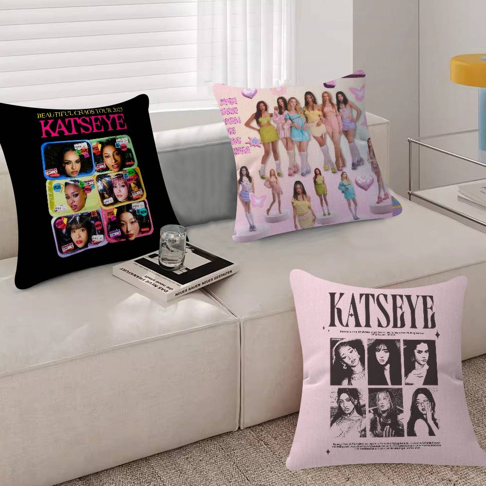 Kpop Hot Girl K-KATSEYE  Pillo - Home.Textiles Cushion avis et prix