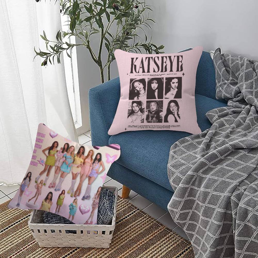 Kpop Hot Girl K-KATSEYE  Pillo - Home.Textiles Cushion avis et prix