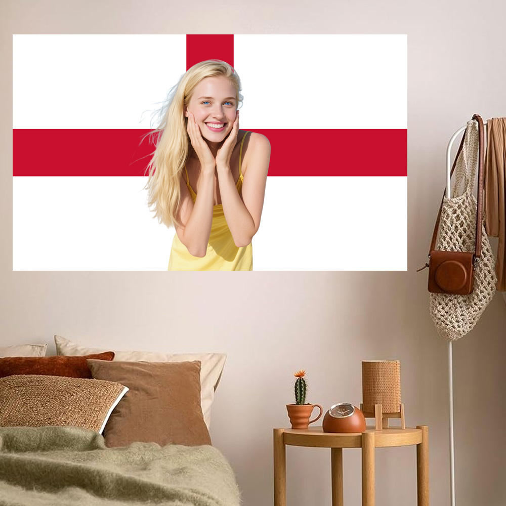 1pc 2D FLAT Personalize Englan - Textiles For Home avis et prix