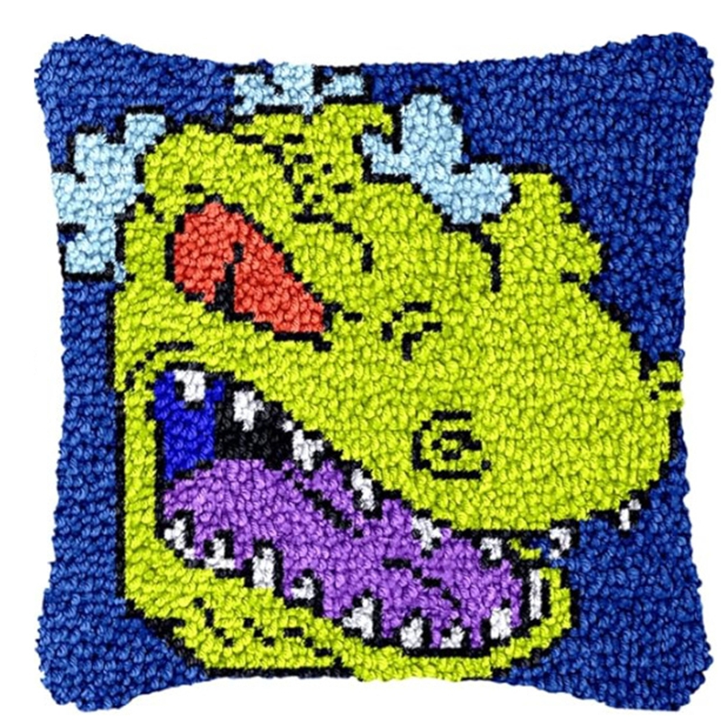 Dinosaur Latch Hook Pillow Kit - Home.Textiles Cushion avis et prix