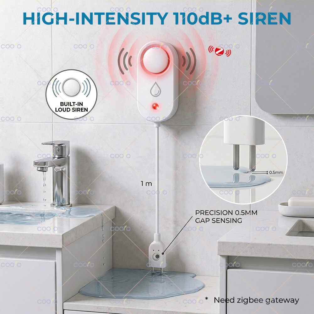 Tuya Zigbee Water Sensor Leaka - Water Leak Detector Wired recensione e prezzo