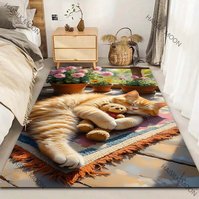 Orange Cat in The Afternoon Pa - Home Textiles Luxury avis et prix