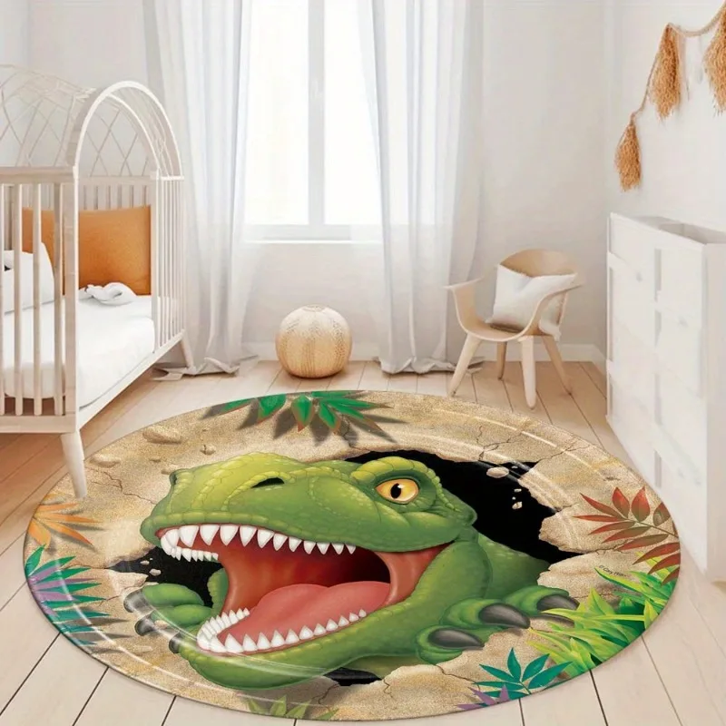 Cartoon Dinosaur Round Rug, So - Home Textiles Rug avis et prix