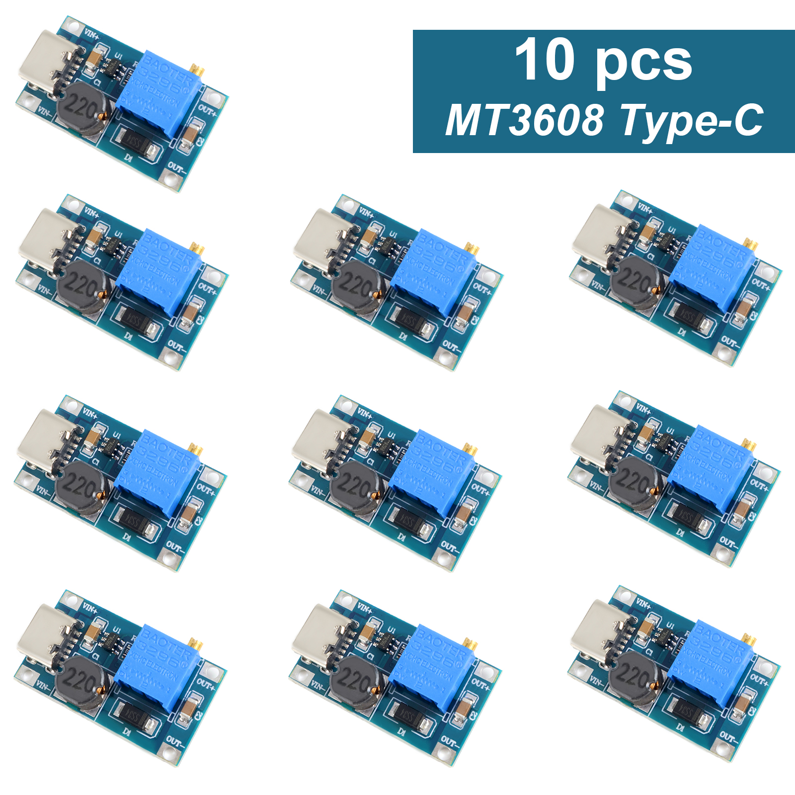 1-10pcs MT3608 DC-DC Step Up C - Home Automation Arduino recensione e prezzo