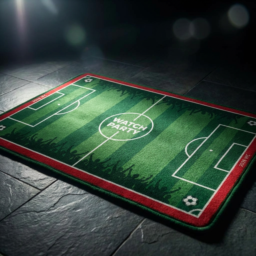 Football Field Pattern floor m - Textiles For Home avis et prix