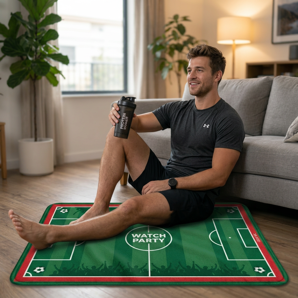 Football Field Pattern floor m - Textiles For Home avis et prix
