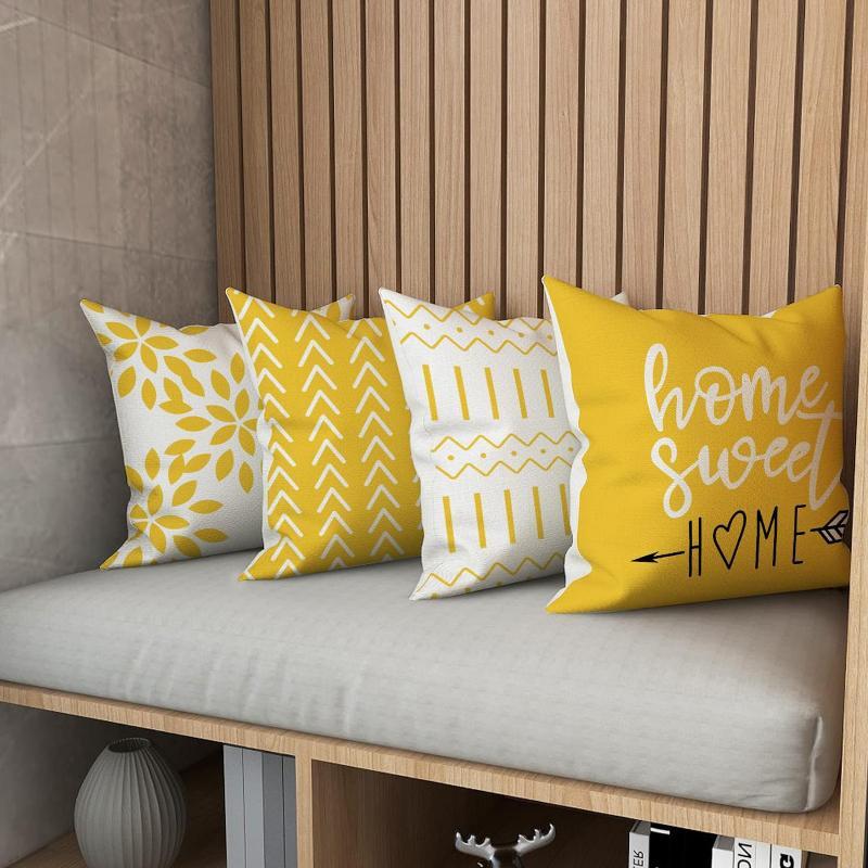Geometric Pattern Pillow Case  - Home.Textiles Cushion avis et prix