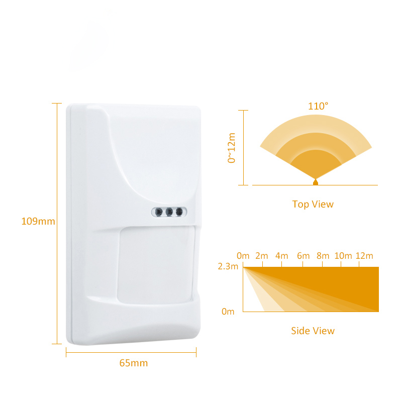 1/3pcs Wired Indoor PIR Microw - Motion Sensor Pir Wired recensione e prezzo