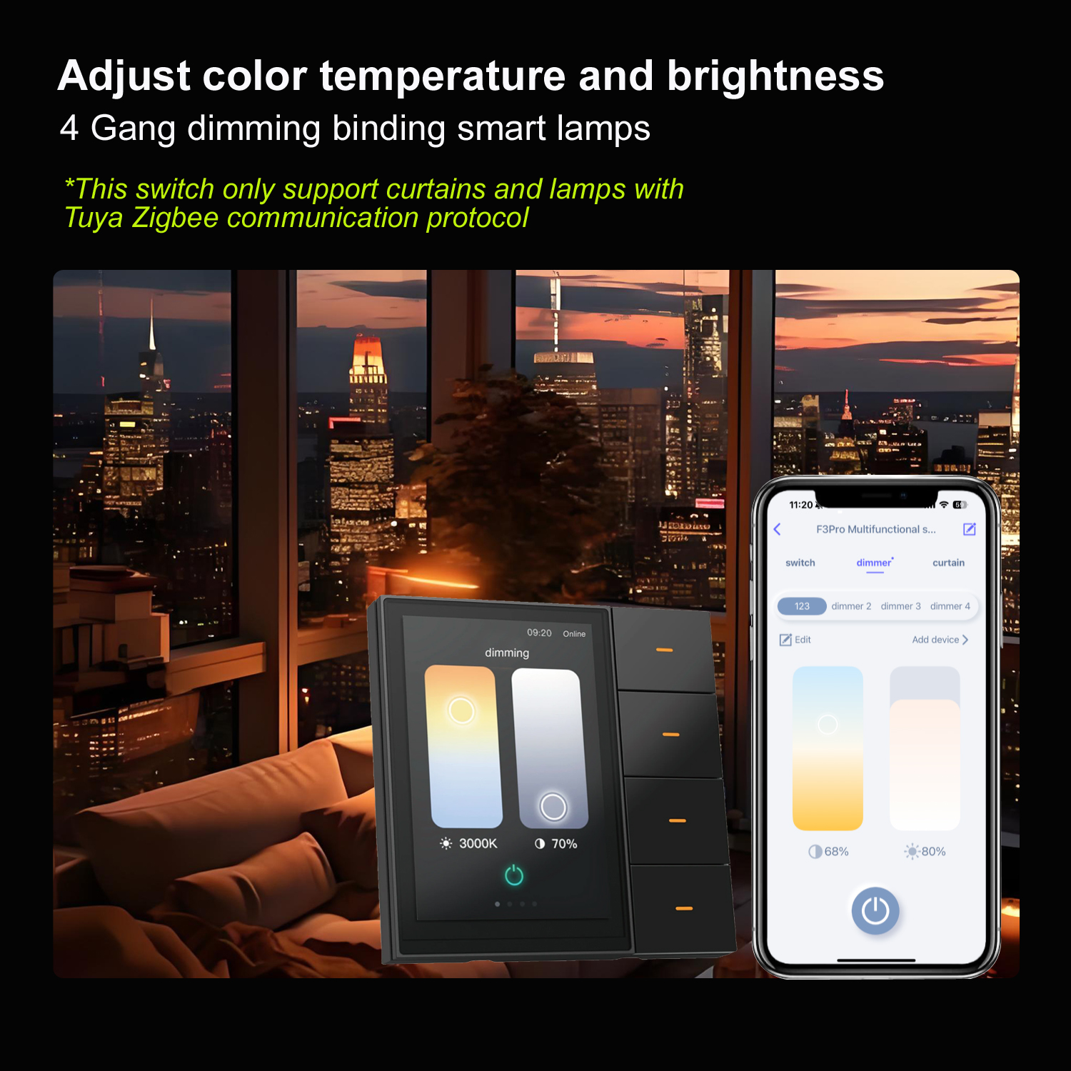 F3-pro Tuya Smart Panel ZigBee - Home Automation Ideas recensione e prezzo