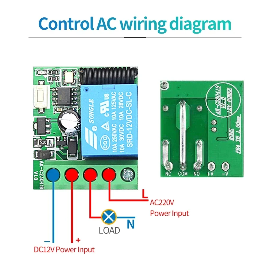 RF433MHz Wireless Switch Build - 433Mhz Receiver Module recensione e prezzo