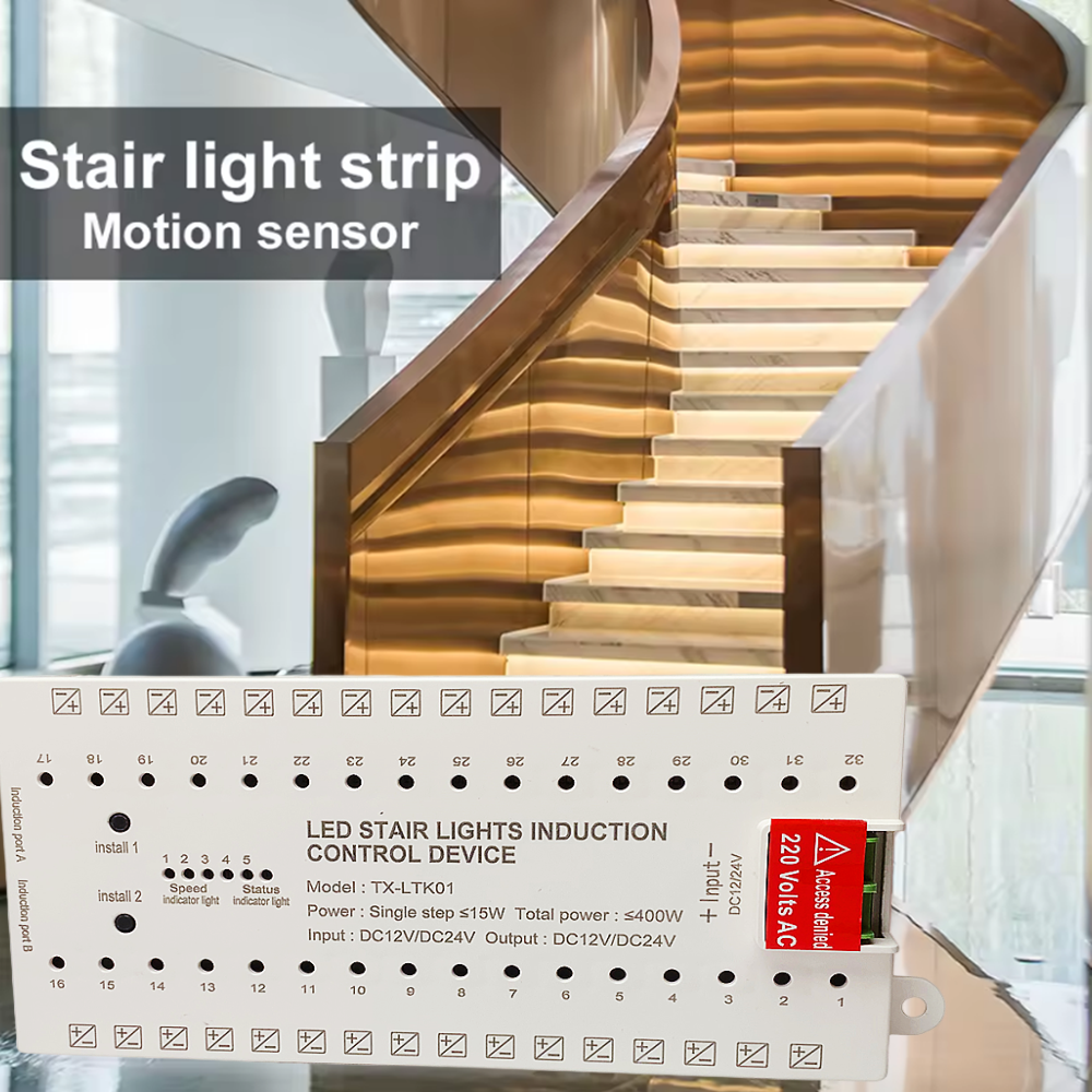 TX-LTK01 Stair Step LED Contro - Motion Sensor Pir Wired recensione e prezzo