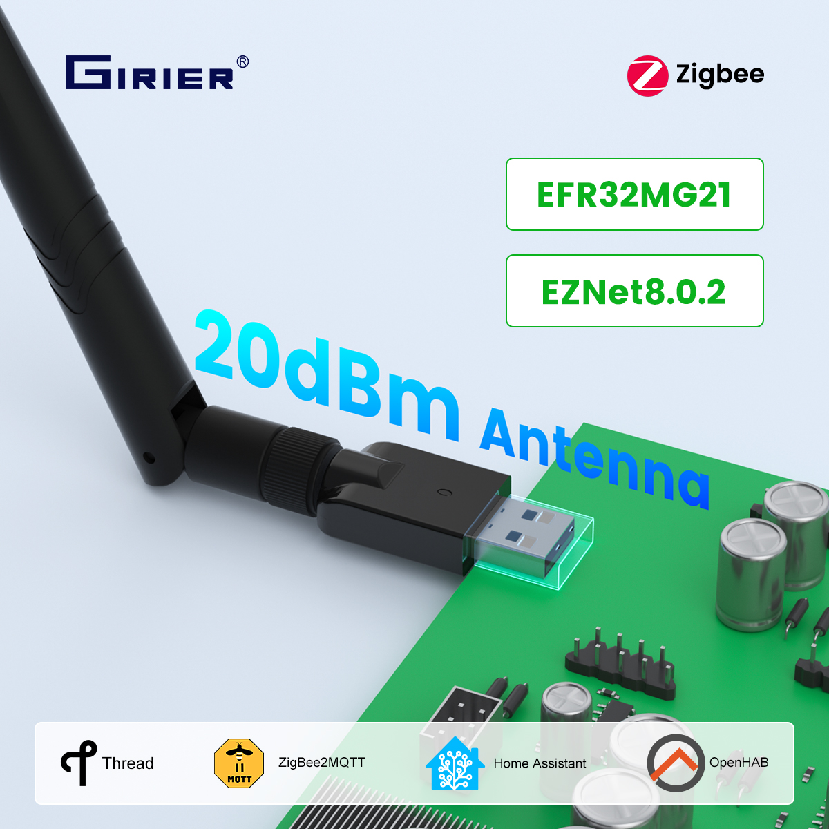 GIRIER ZigBee 3.0 Dongle USB G - Zigbee Coordinator Stick recensione e prezzo