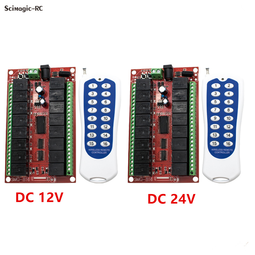 16CH 433MHz RF Wireless Remote - 433Mhz Receiver Module recensione e prezzo