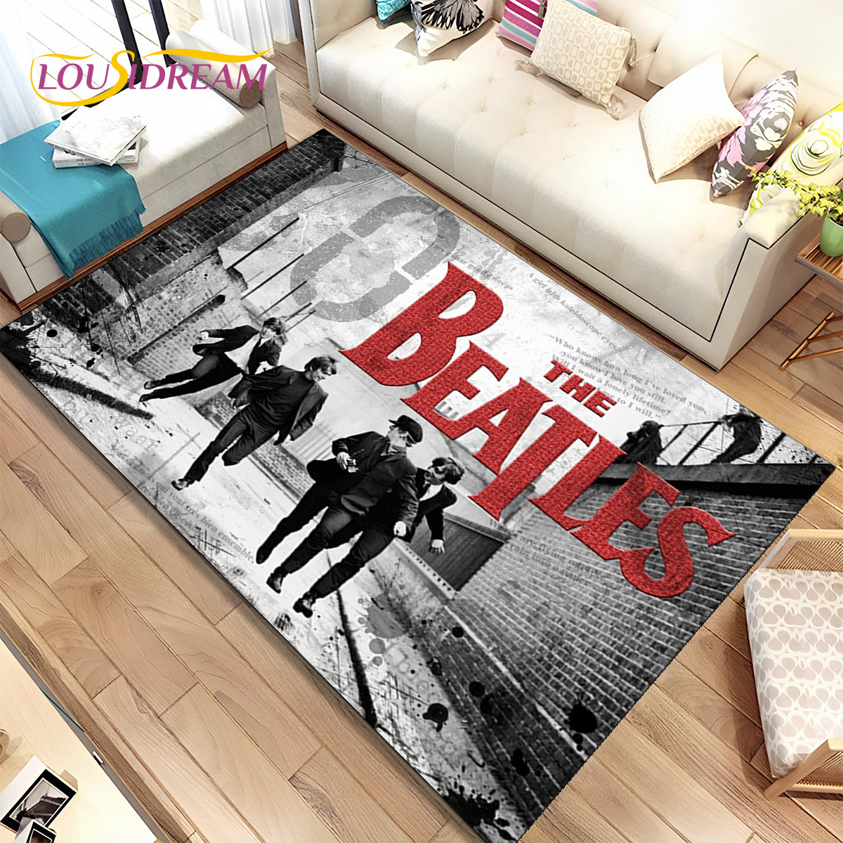 3D B-Beatles Rock band Area Ru - Home Textiles Rug avis et prix