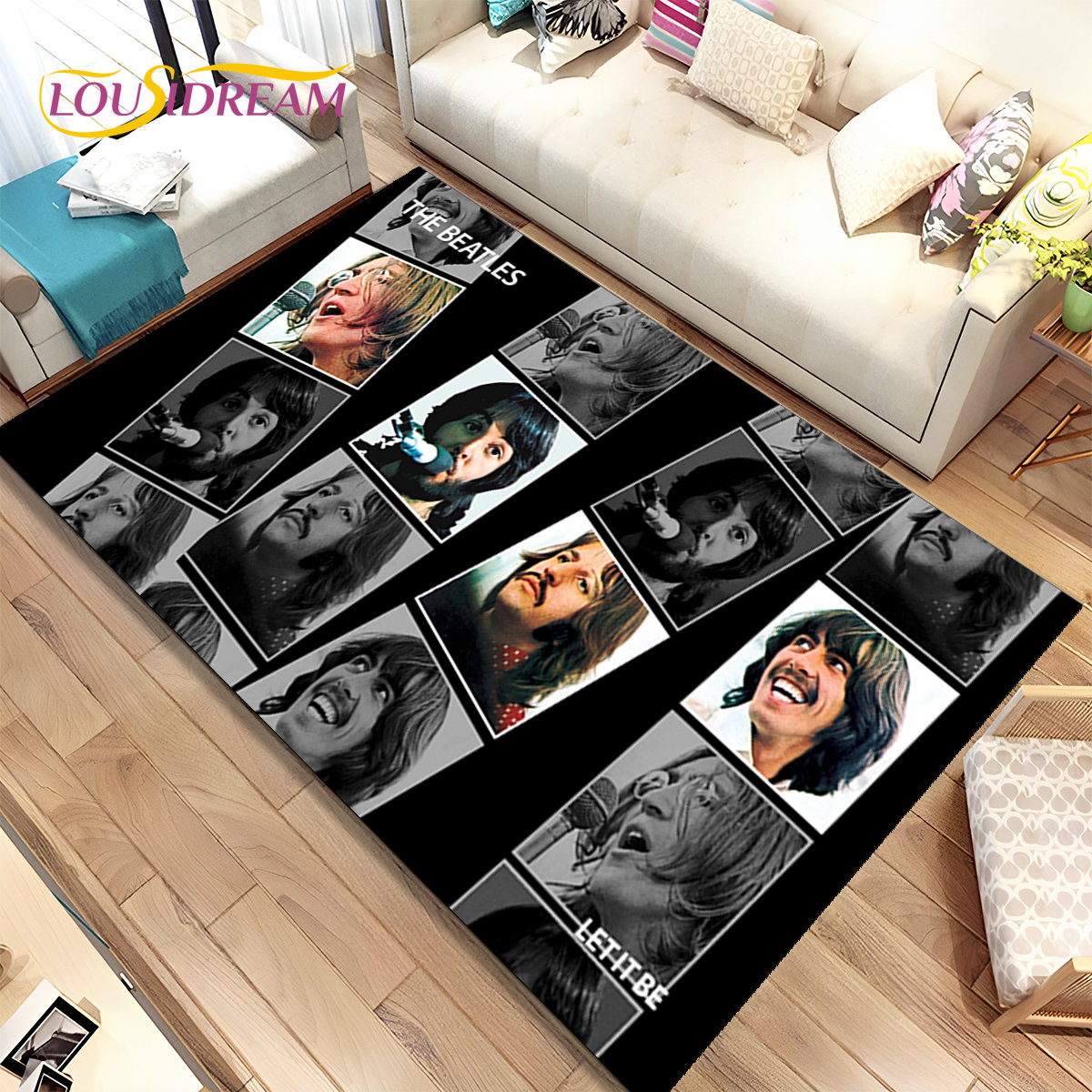 3D B-Beatles Rock band Area Ru - Home Textiles Rug avis et prix
