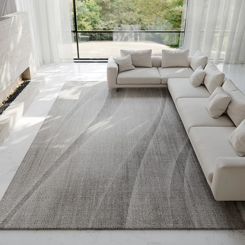 Abstract Light Gray Carpet Mod - Home Textiles Luxury avis et prix