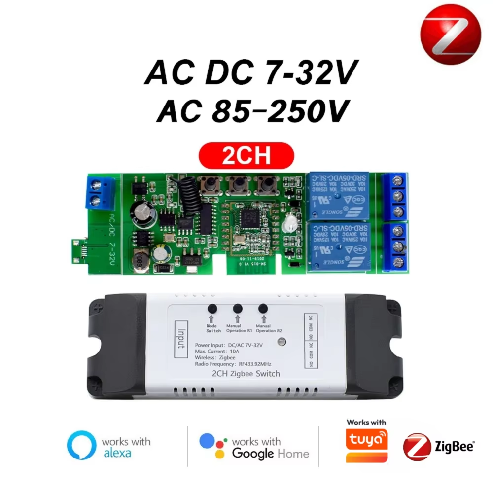 1CH 2CH 4CH 7V 12V 24V 220V Zi - 433Mhz Receiver Module recensione e prezzo