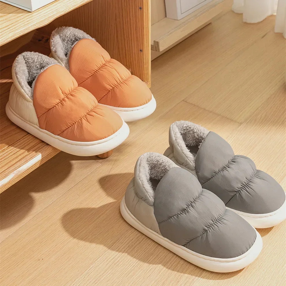 Women Men Slippers Winter Down - Textiles For Home avis et prix