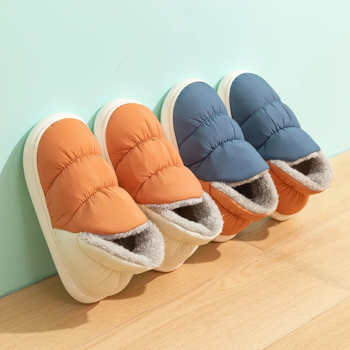 Women Men Slippers Winter Down - Textiles For Home avis et prix