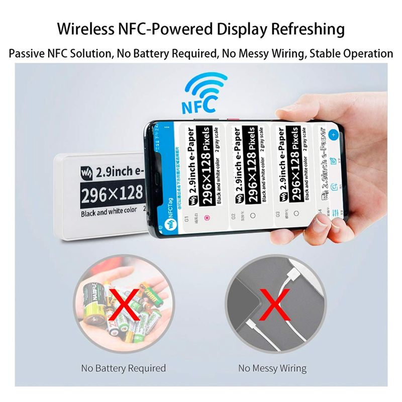 New  2.9 Inch Wireless NFC-Pow - Display Epaper 2.9 recensione e prezzo