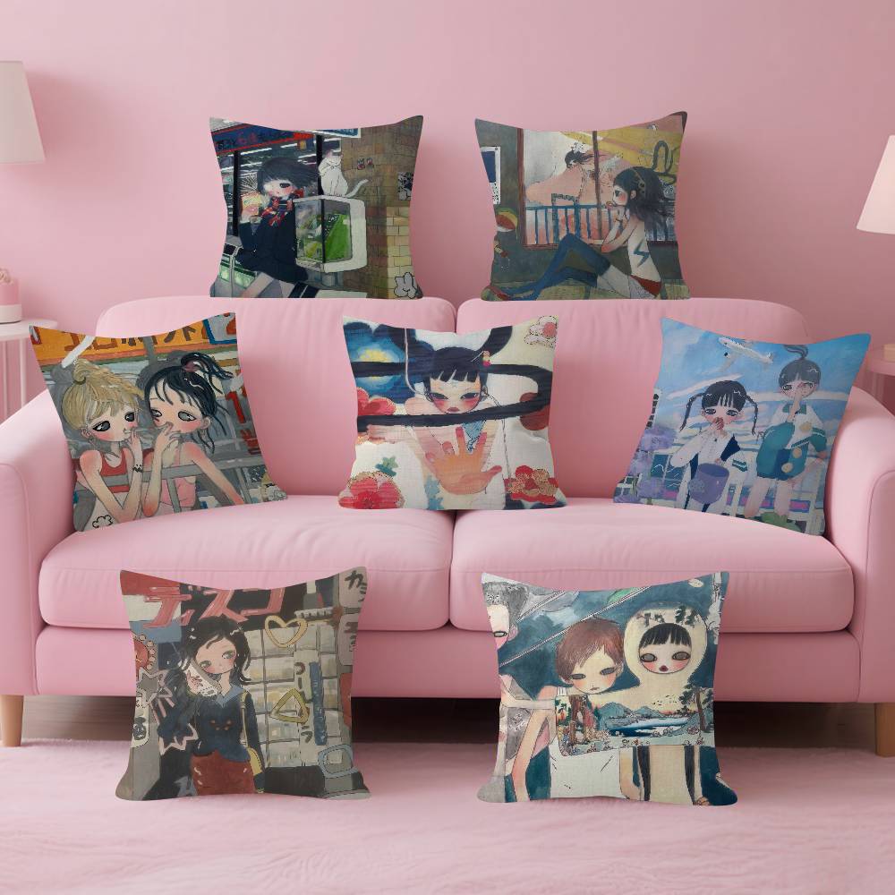 Art Aya Takano Girl  Pillow An - Aya Home Textiles avis et prix