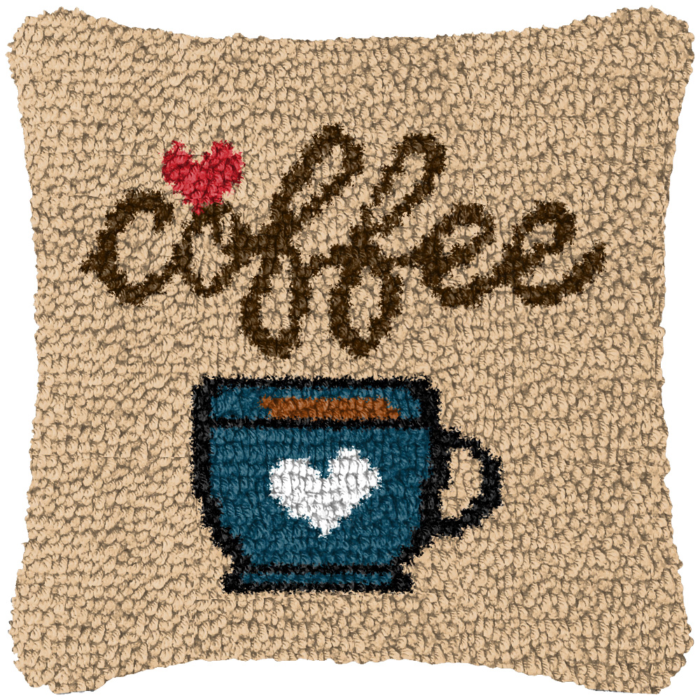 Cartoon Food Smyrna Latch Hook - Home.Textiles Cushion avis et prix