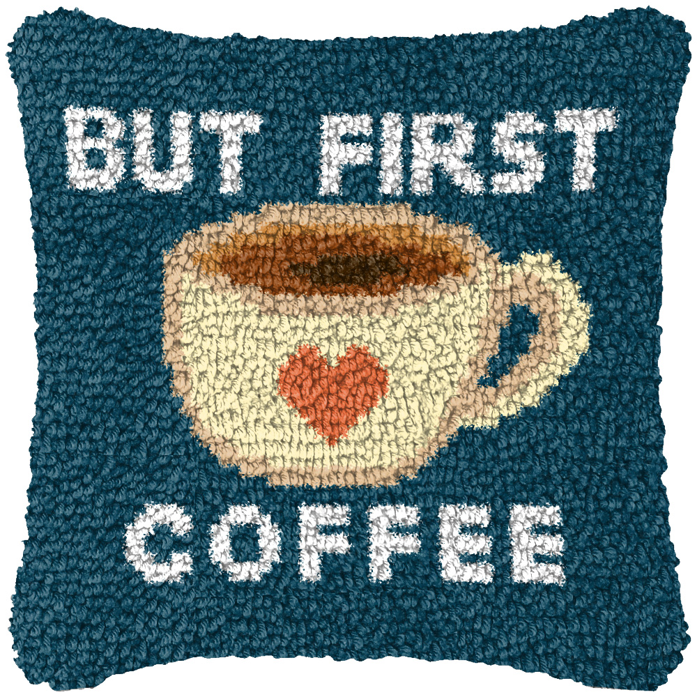 Cartoon Food Smyrna Latch Hook - Home.Textiles Cushion avis et prix